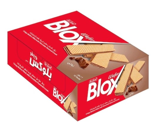 chocolate wilko blox pick n mix Blox Mosaic biscuits filled with cocoa cream, pcs